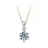 925 Sterling Silver 1ct/2ct/3ct VVS1 Moissanite Diamond Necklace