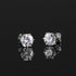 925 Sterling Silver VVS 1 Carat Moissanite Stud Earrings