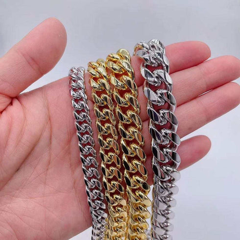 925 Sterling Silver 8MM VVS Moissanite Miami Cuban Bracelet