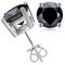 925 Sterling Silver Black VVS Moissanite Solitaire Stud Earring