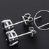 925 Sterling Silver Black VVS Moissanite Solitaire Stud Earring