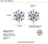 925 Sterling Silver VVS 1 Carat Moissanite Stud Earrings