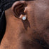 925 Sterling Silver VVS 1 Carat Moissanite Stud Earrings