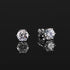 925 Sterling Silver VVS 1 Carat Moissanite Stud Earrings