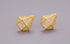 925 Sterling Silver VVS Moissanite Diamond Shape Lux Stud Earrings