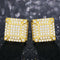 925 Sterling Silver VVS1 Halo Moissanite Earrings