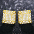 925 Sterling Silver VVS1 Halo Moissanite Earrings