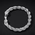 9mm Iced Out Thick Rope Chain and Bracelet Bundle