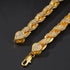 9mm Iced Out Thick Rope Chain and Bracelet Bundle