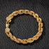 9mm Iced Out Thick Rope Chain and Bracelet Bundle