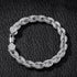 9mm Iced Out Thick Rope Chain and Bracelet Bundle