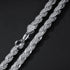 9mm Iced Out Thick Rope Chain and Bracelet Bundle