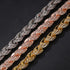 9mm Iced Out Thick Rope Chain and Bracelet Bundle
