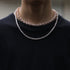 9mm Iced Out Thick Rope Chain and Bracelet Bundle