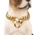Adjustable Gold Cuban Link Dog Collar