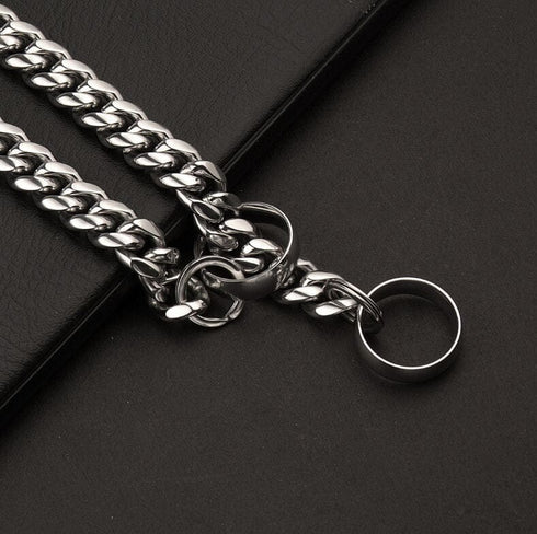 Adjustable Gold Cuban Link Dog Collar