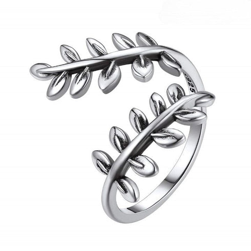Adjustable Leaf 925 Sterling Silver Toe Ring