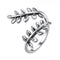 Adjustable Leaf 925 Sterling Silver Toe Ring