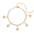 Adjustable Maple Leaf Tennis Anklet