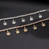 Adjustable Maple Leaf Tennis Anklet