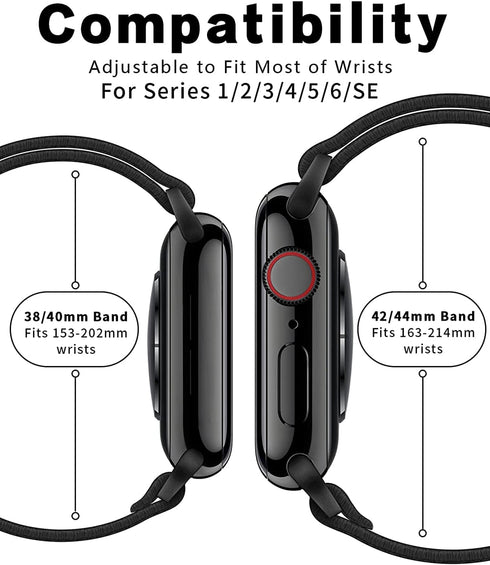 Adjustable Watch Band Scrunchie Strap