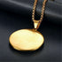 Allah Iced Gold Medal Pendant + Chain