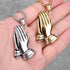 Amulet Praying Hands Pendant Necklace