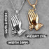Amulet Praying Hands Pendant Necklace