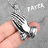 Amulet Praying Hands Pendant Necklace