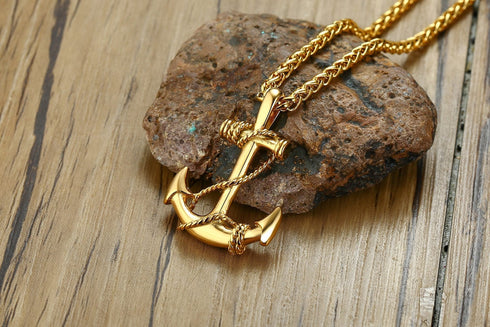 Anchor Pendant Necklace