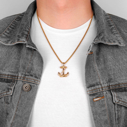 Anchor Pendant Necklace