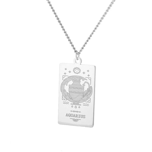 Zodiac Sign Pendant Chain