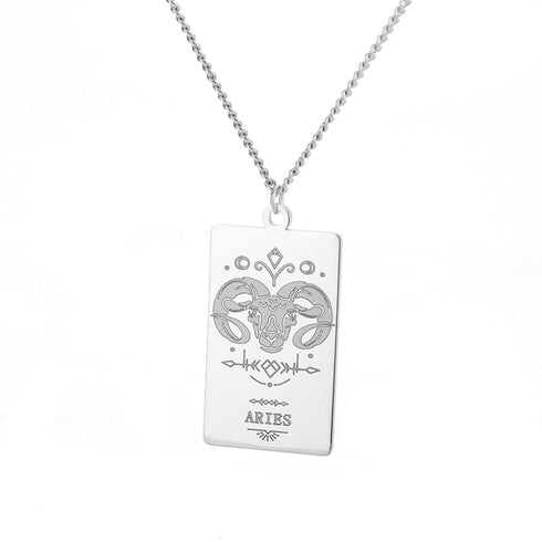 Zodiac Sign Pendant Chain