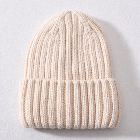 Chunky Silk Satin Lined Knitted Beanie
