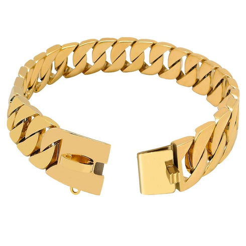 Big Dawg 32mm Smooth Cuban Link Dog Collar