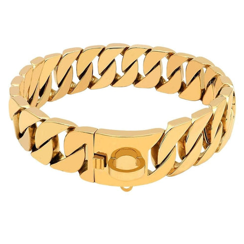 Big Dawg 32mm Smooth Cuban Link Dog Collar