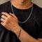 5MM Stainless Steel Miami Cuban Chain + FREE bracelet