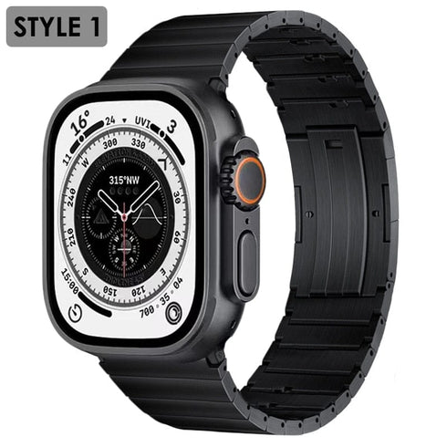 Titanium Stainless Steel Classic Apple Watch Band