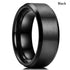 Tungsten Carbide 8MM Gold/Silver Band Ring Comfort Fit