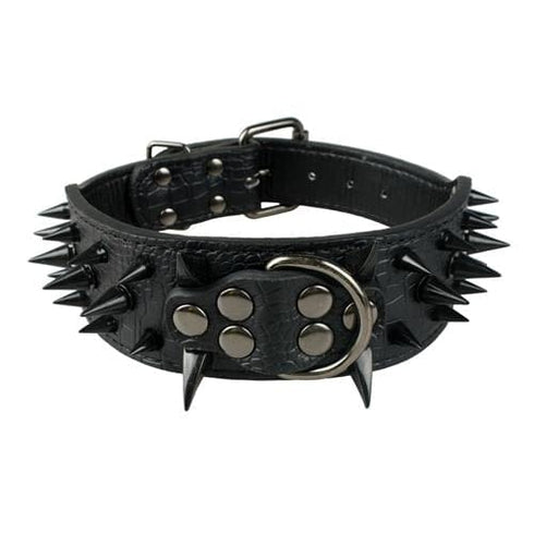 Adjustable Spiked Studded Dog Collar