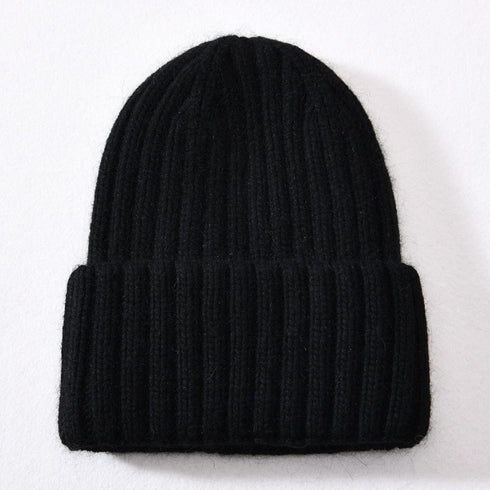 Chunky Silk Satin Lined Knitted Beanie