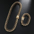 VVS Jewelry 2Tone Cuban Chain + FREE Bracelet Bundle