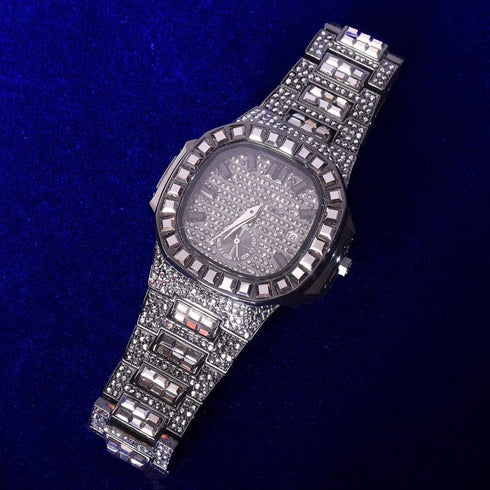 Relogio Masculino Square Baguette Watch