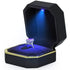 Black LED Jewelry Ring Box