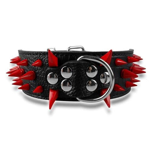 Adjustable Spiked Studded Dog Collar