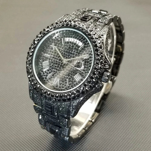 Top G Iced Out Baguette Watch