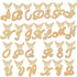 Bling Butterfly Letter Cuban Link Chain