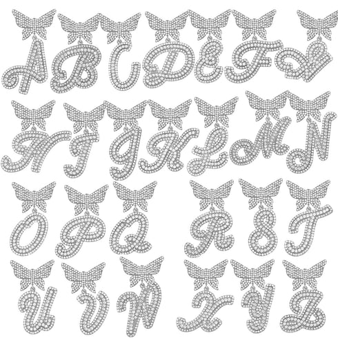 Bling Butterfly Letter Cuban Link Chain