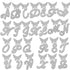 Bling Butterfly Letter Cuban Link Chain
