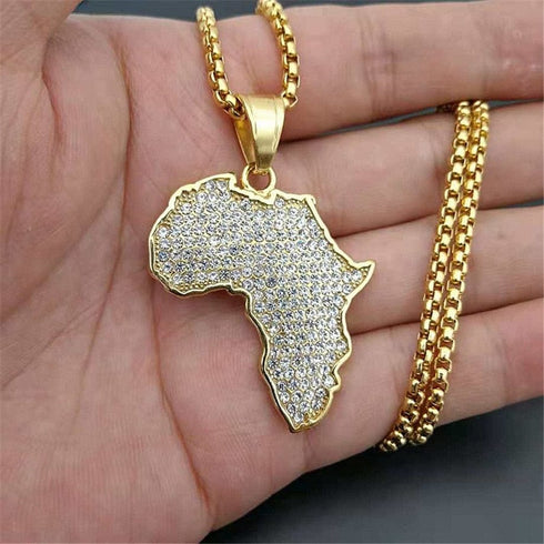 Blinged out Africa Chain